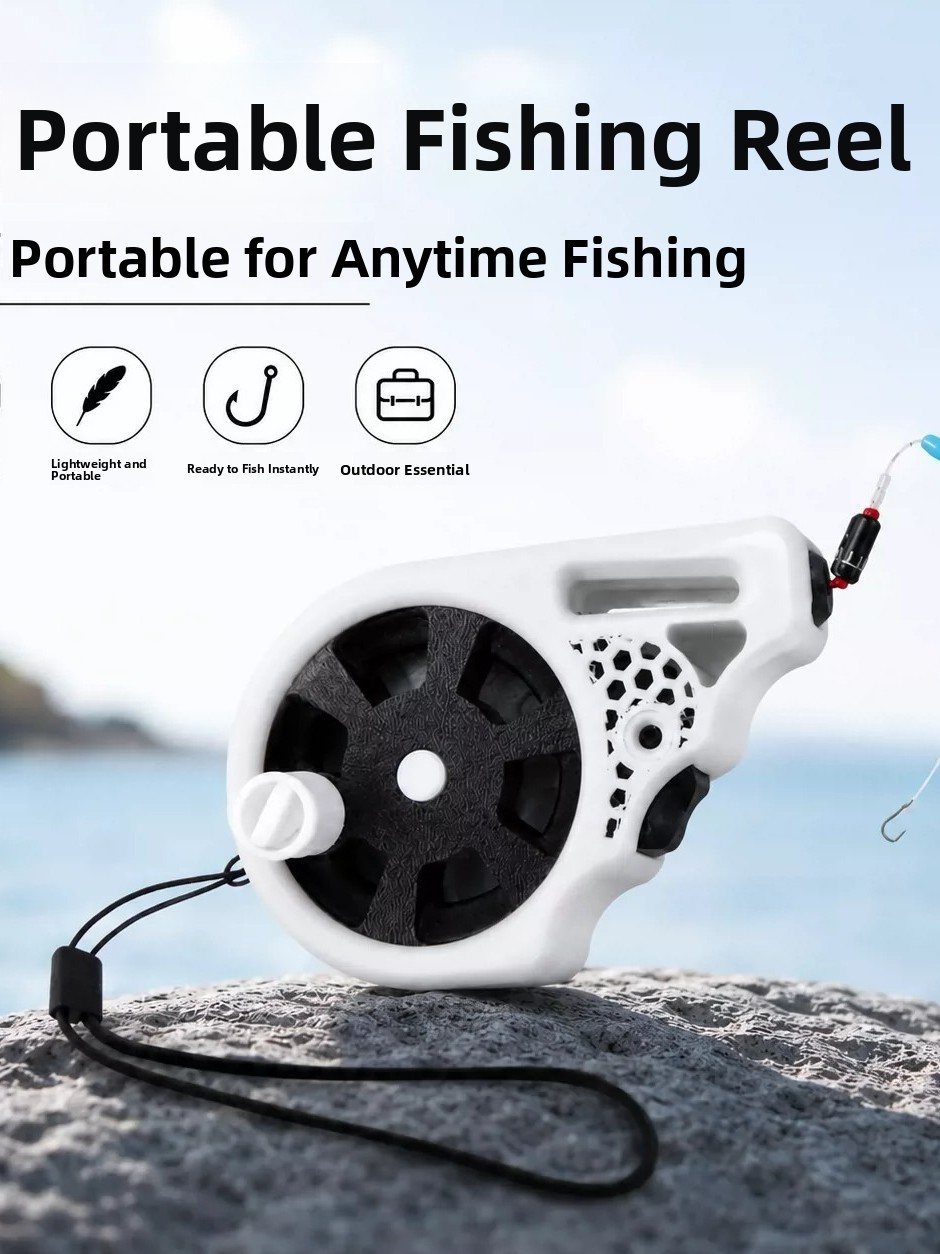 Fishing Equipment Brands - ポータブルミニポケット釣り道具 ロッドなし ラフト バンクブリッジ アウトドア探検 荒野サバイバル