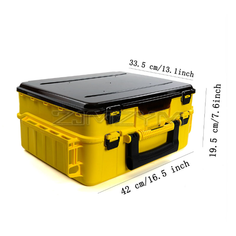 Fishing Equipment Price - ハンドヘルド二層釣り道具箱、取り外し可能な仕切り付きポータブル釣り道具オーガナイザー（ルアー、フック、ツール用）