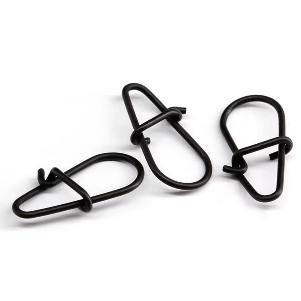 100 ピース/ロットマットブラックスナップ釣りバレルスイベ - Fishing Equipment Cheap のレビューと価格