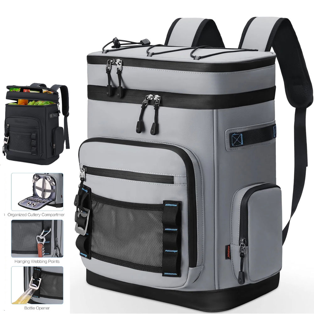 30L 防水断熱クーラーバックパック男性女性用漏れ防止クーラ - Fishing Equipment Bag のレビューと価格
